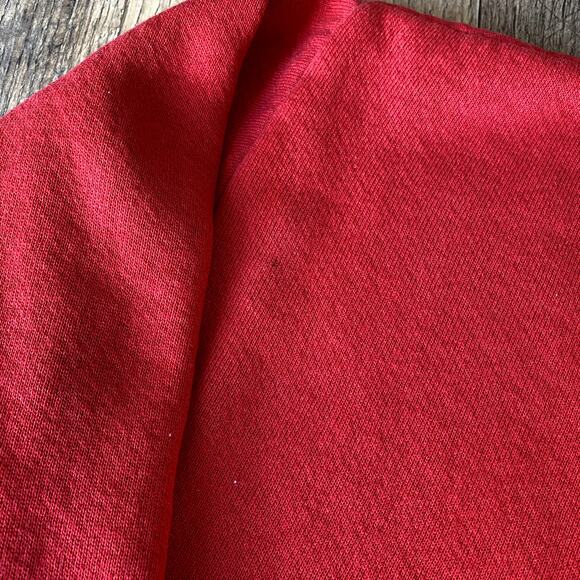 Vintage 90's POOH 100 ACRE COLLECTION Women's Red Crewneck Sweatshirt L - Picture 7 of 7